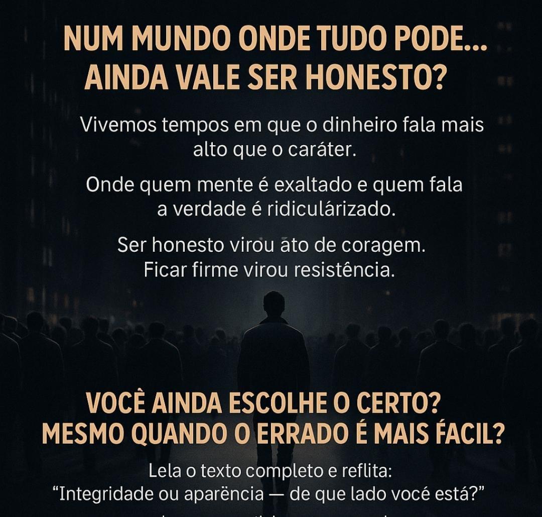Num mundo de valores invertidos, ser tradicional é um ato de rebeldia