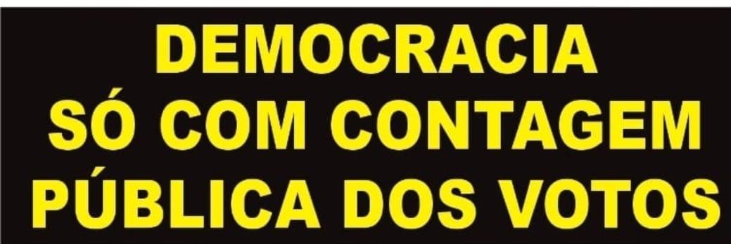VOTO COM CONTAGEM PÚBLICA